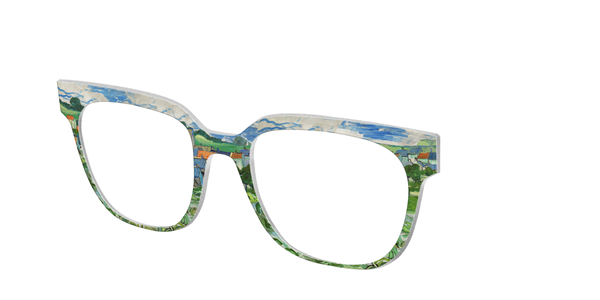 The View of Auvers-Sur-Oise - Angle Top Image - Pair Eyewear