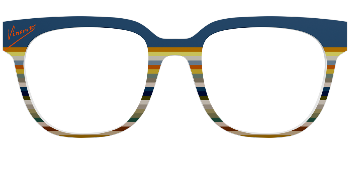 The Vincent Stripes - Front Top Image - Pair Eyewear