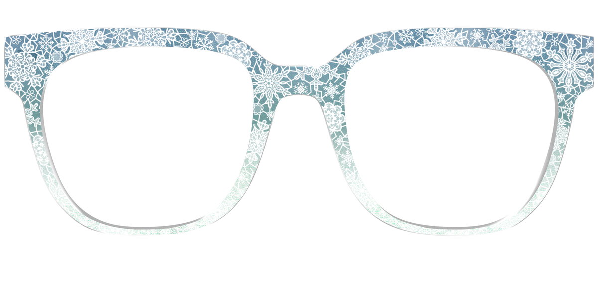 The White Lace Snowflake Crystal - Front Top Image - Pair Eyewear