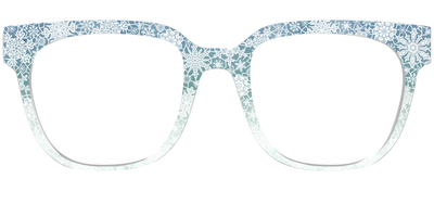 The White Lace Snowflake Crystal - Front Top Thumbnail - Pair Eyewear
