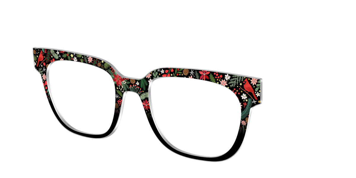 The Winter Wonderland Floral - Angle Top Image - Pair Eyewear