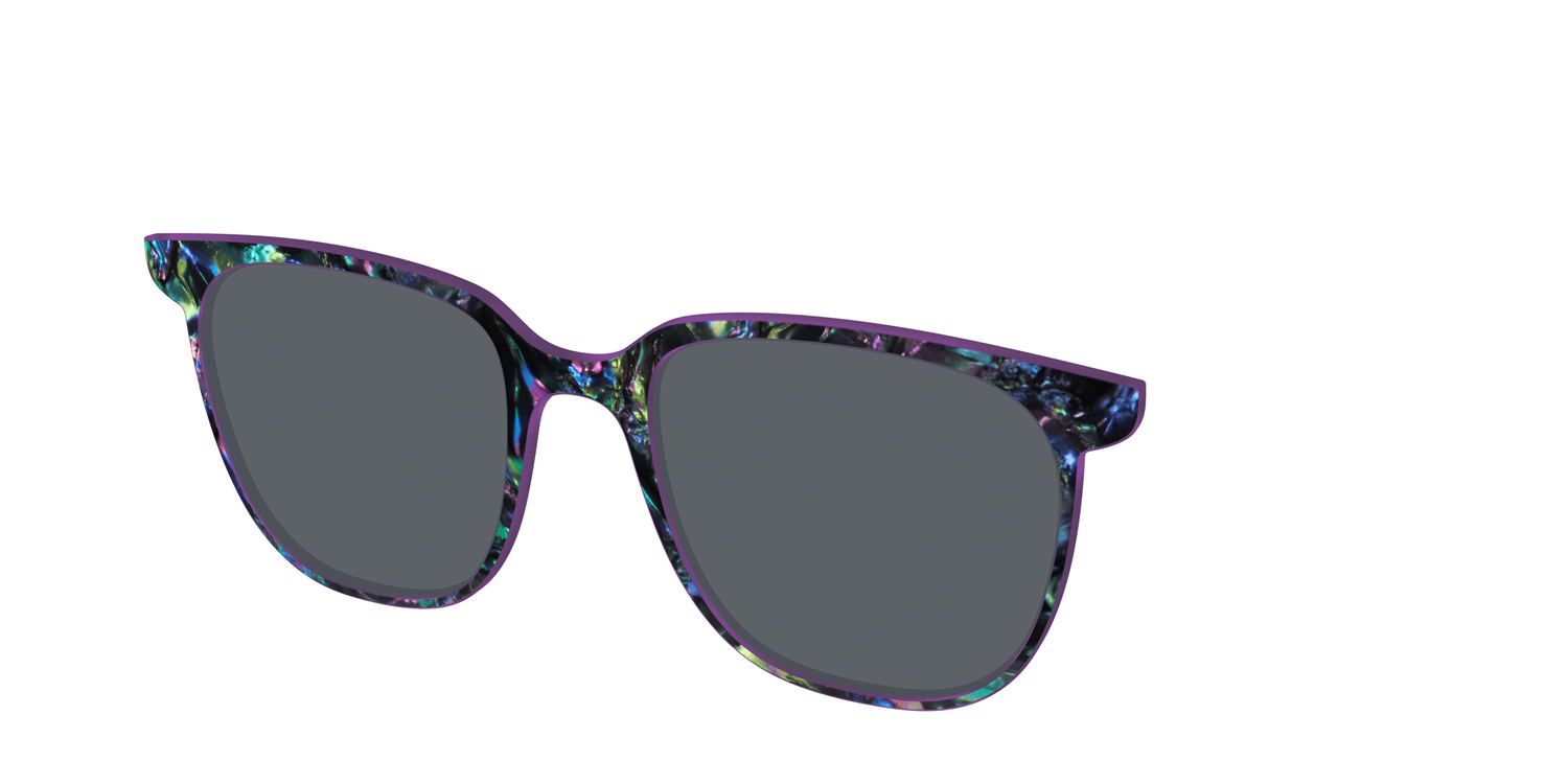 The Polarized Abalone Sun Top - Angle Top Image - Pair Eyewear