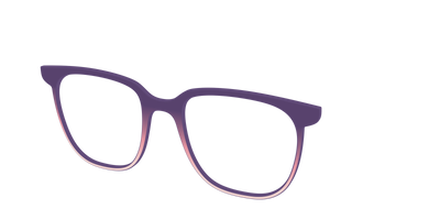 The Acai to Blush Gradient - Angle Top Thumbnail - Pair Eyewear