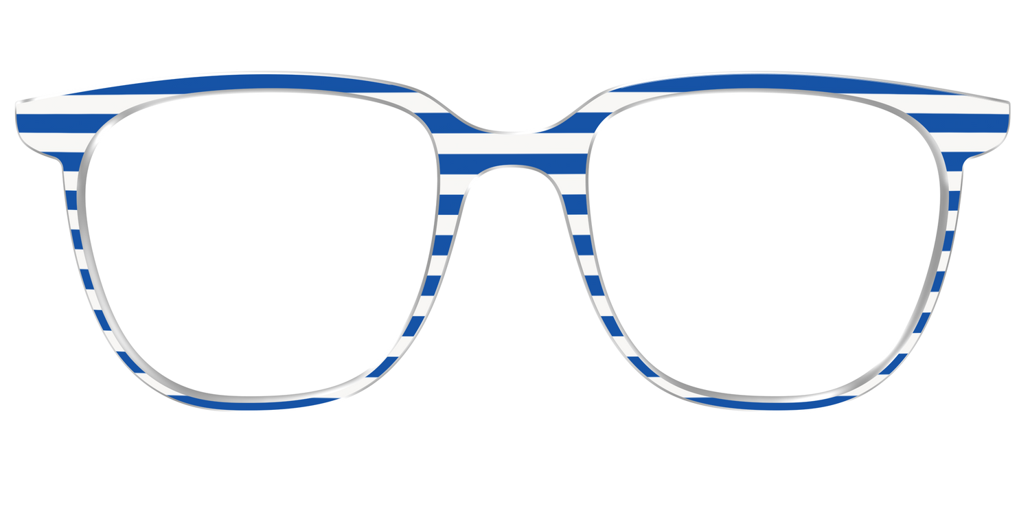 The Beach Umbrella Stripes - Front Top Image - Pair Eyewear