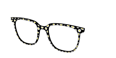 The Black Daisy - Angle Top Thumbnail - Pair Eyewear