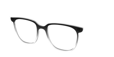 The Black Gradient Crystal - Angle Top Thumbnail - Pair Eyewear