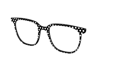 The Black Polka Dots - Angle Top Thumbnail - Pair Eyewear
