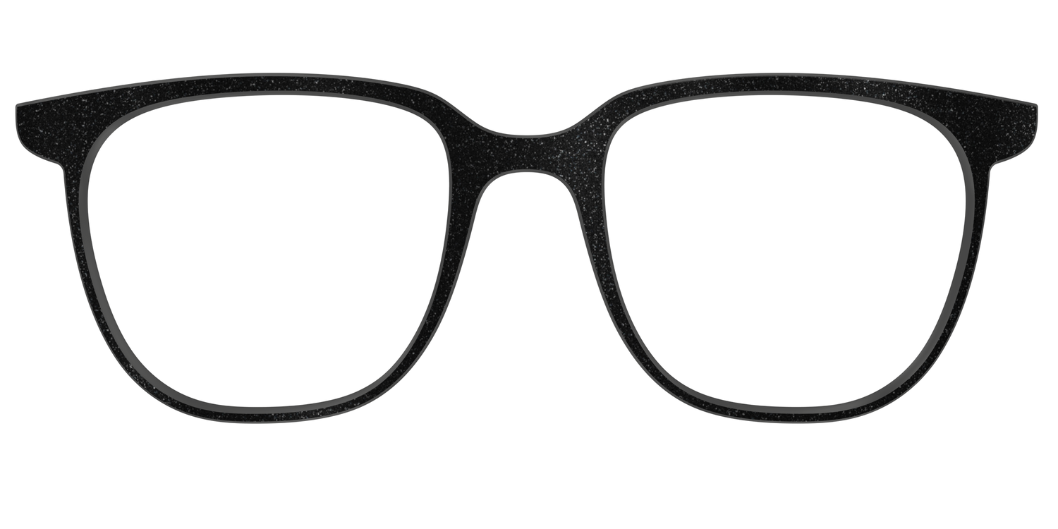 The Black Shimmer - Front Top Image - Pair Eyewear