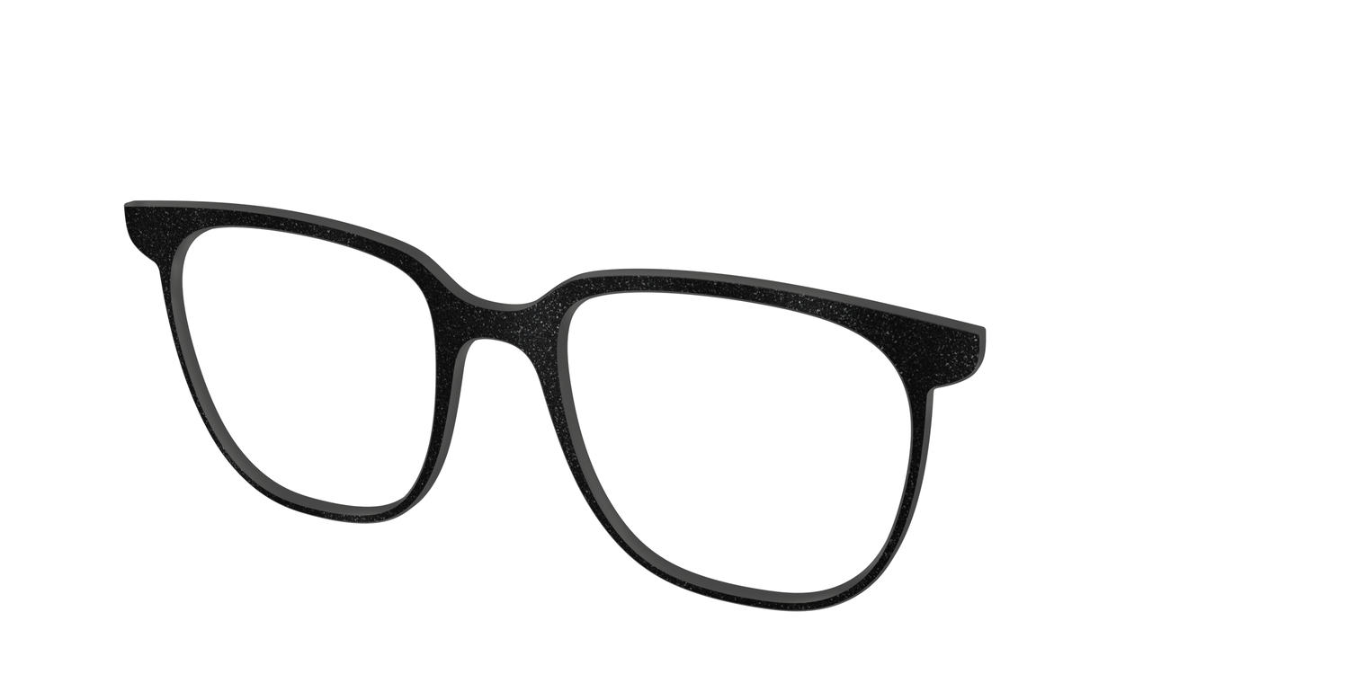 The Black Shimmer - Angle Top Image - Pair Eyewear