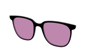 The Black with Pink Racquet Sport lens - Angle Top Thumbnail - Pair Eyewear