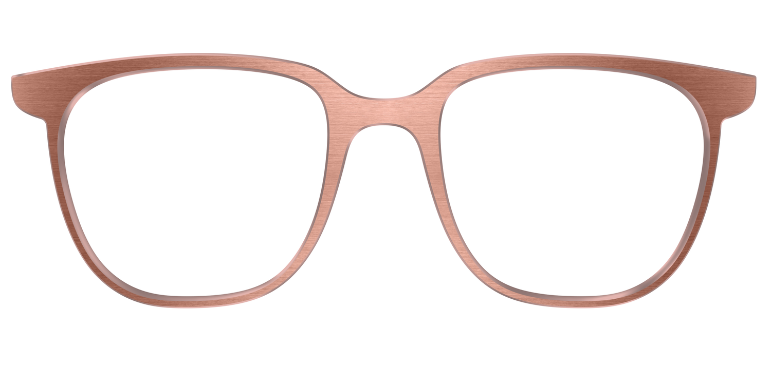 The Brushed Champagne - Front Top Image - Pair Eyewear