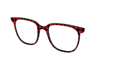 The Buffalo Plaid - Angle Top Thumbnail - Pair Eyewear