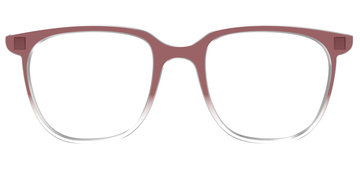 The Burgundy Gradient Crystal - Front Top Image - Pair Eyewear