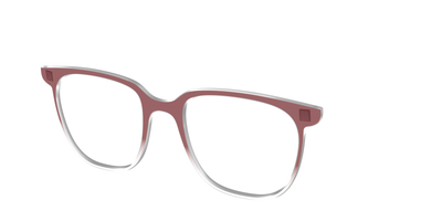 The Burgundy Gradient Crystal - Angle Top Thumbnail - Pair Eyewear