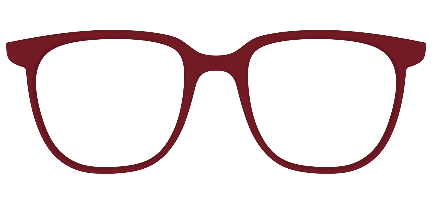The Burgundy - Front Top Image - Pair Eyewear