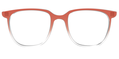 The Burnt Orange Gradient Crystal - Front Top Thumbnail - Pair Eyewear