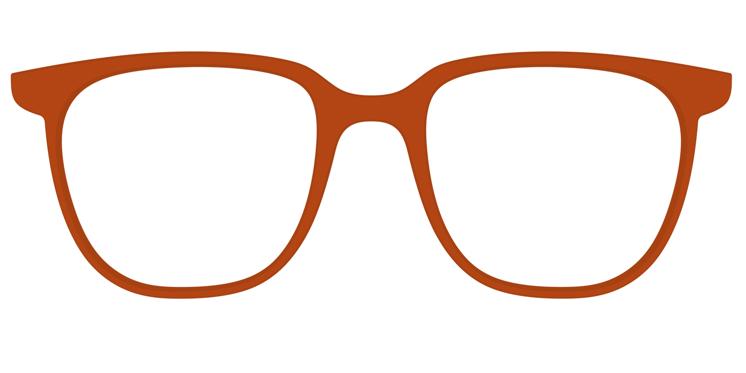 The Burnt Orange - Front Top Image - Pair Eyewear