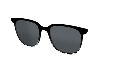 The Polarized Checkerboard Fade Sun Top - Angle Top Thumbnail - Pair Eyewear