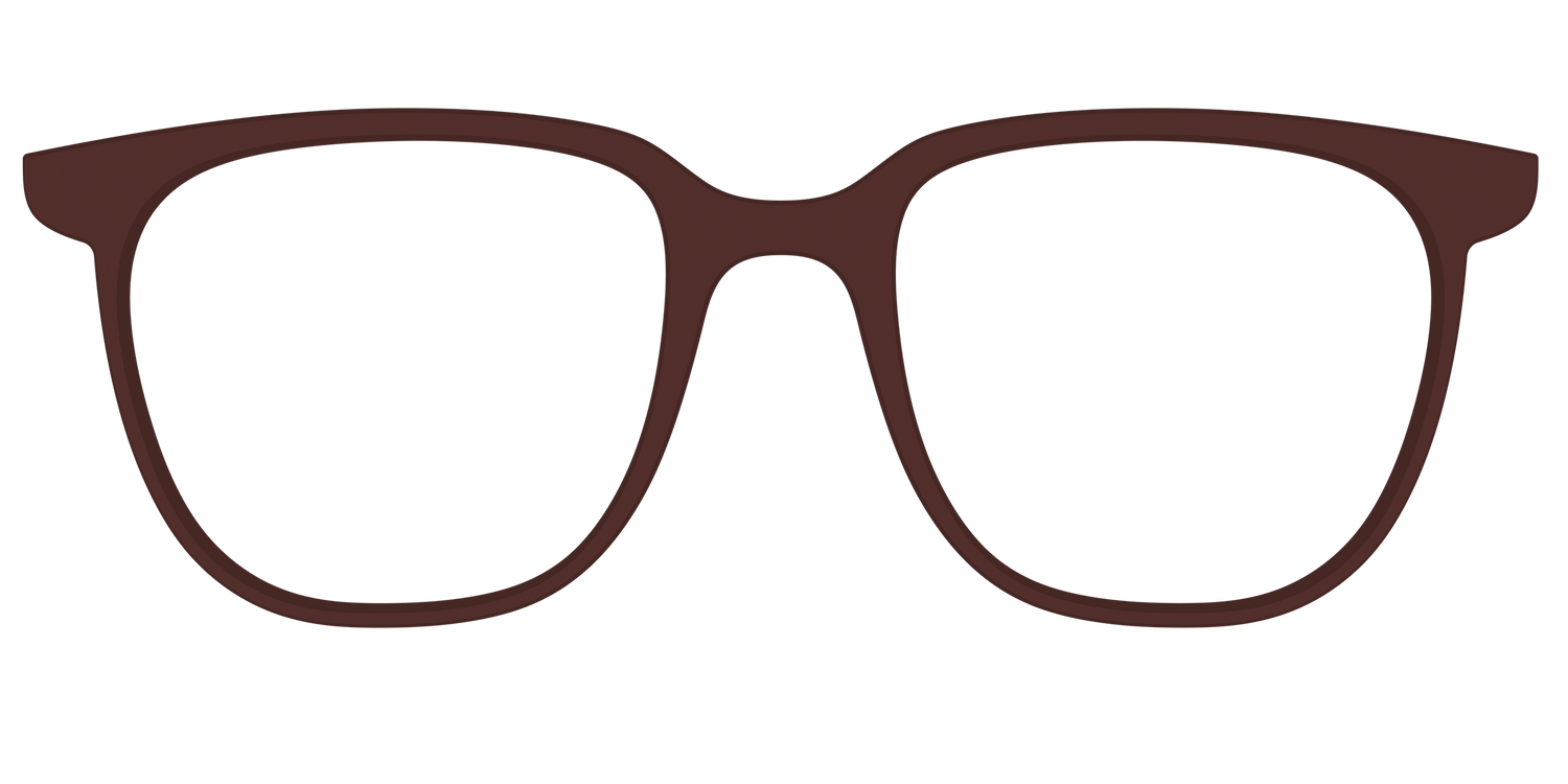The Chocolate - Front Top Image - Pair Eyewear