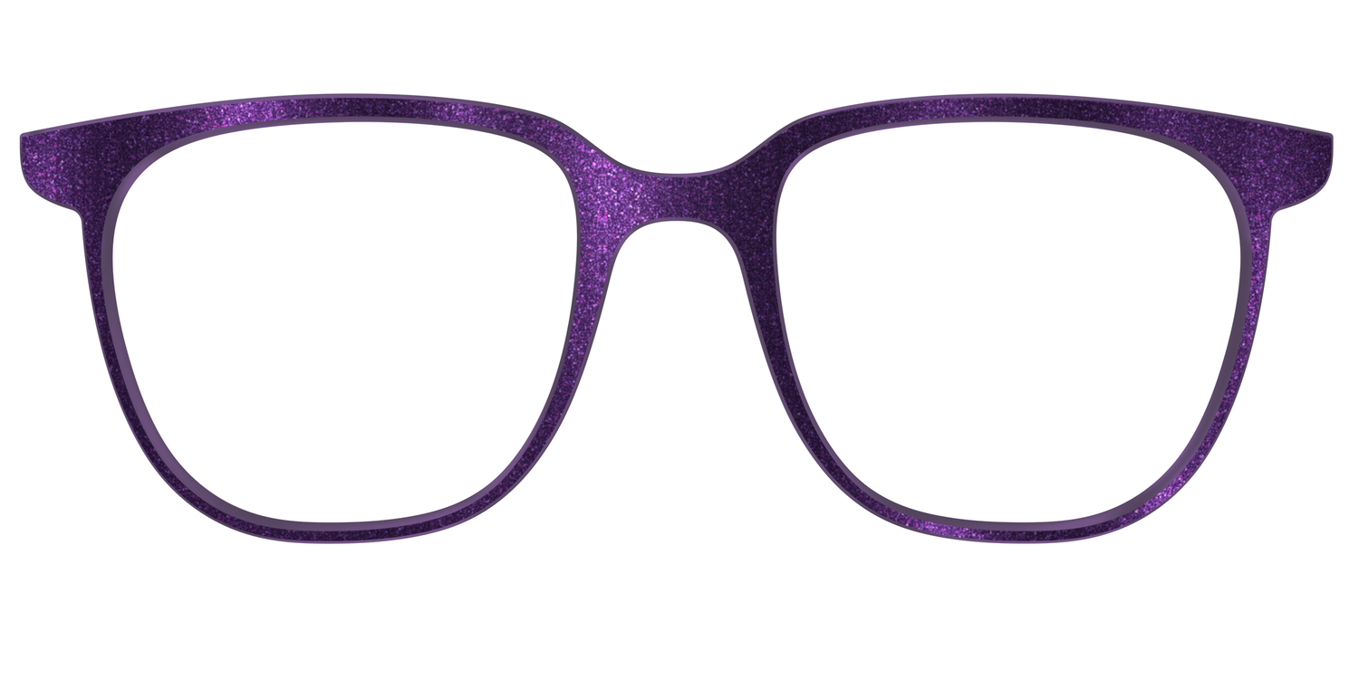 The Deep Purple Shimmer - Front Top Image - Pair Eyewear