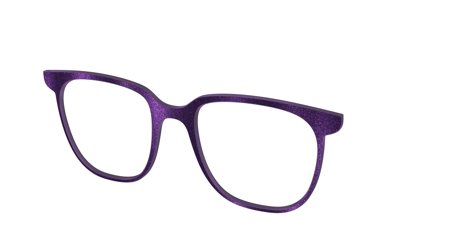 The Deep Purple Shimmer - Angle Top Image - Pair Eyewear