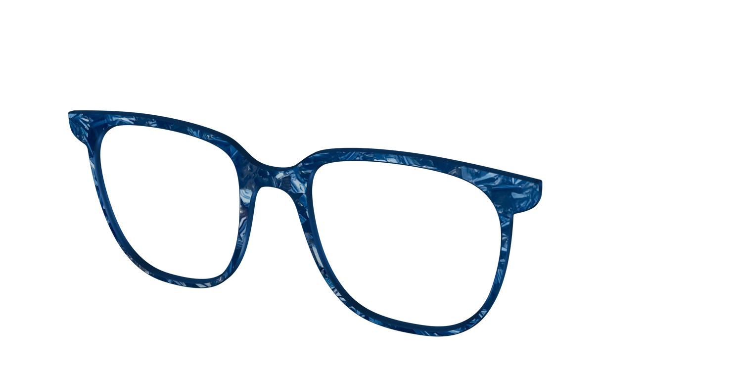 The Deep Slate Pearl Marble - Angle Top Image - Pair Eyewear