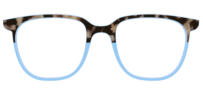 The Denim Tortoise Crystal Split - Front Top Thumbnail - Pair Eyewear