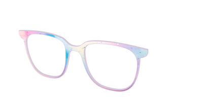 The Dreamy Pastel with Holographic Glitter - Angle Top Thumbnail - Pair Eyewear