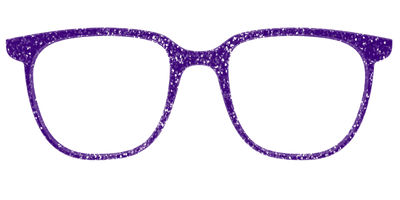 The Electric Purple Sparkle - Front Top Thumbnail - Pair Eyewear