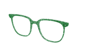 The Emerald Sparkle - Angle Top Thumbnail - Pair Eyewear