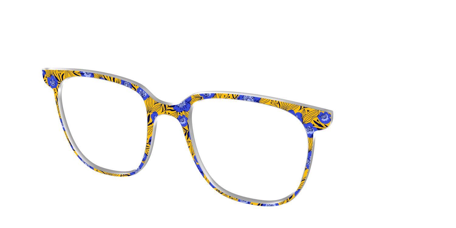 The Fab Floral - Angle Top Image - Pair Eyewear