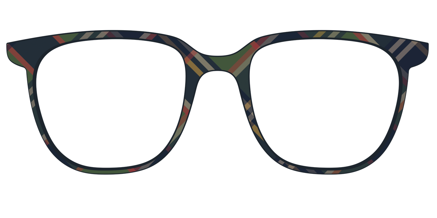 The Flannel Plaid - Front Top Image - Pair Eyewear