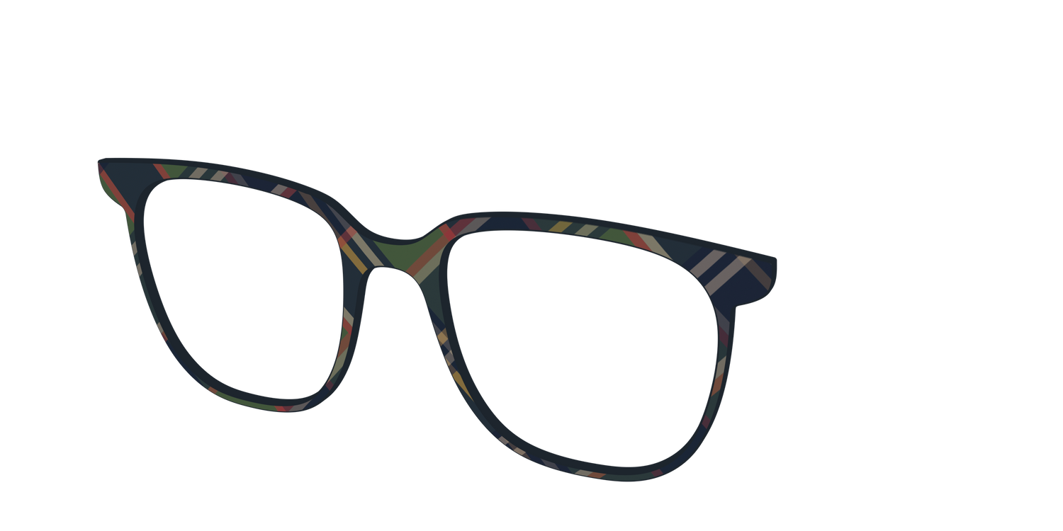 The Flannel Plaid - Angle Top Image - Pair Eyewear