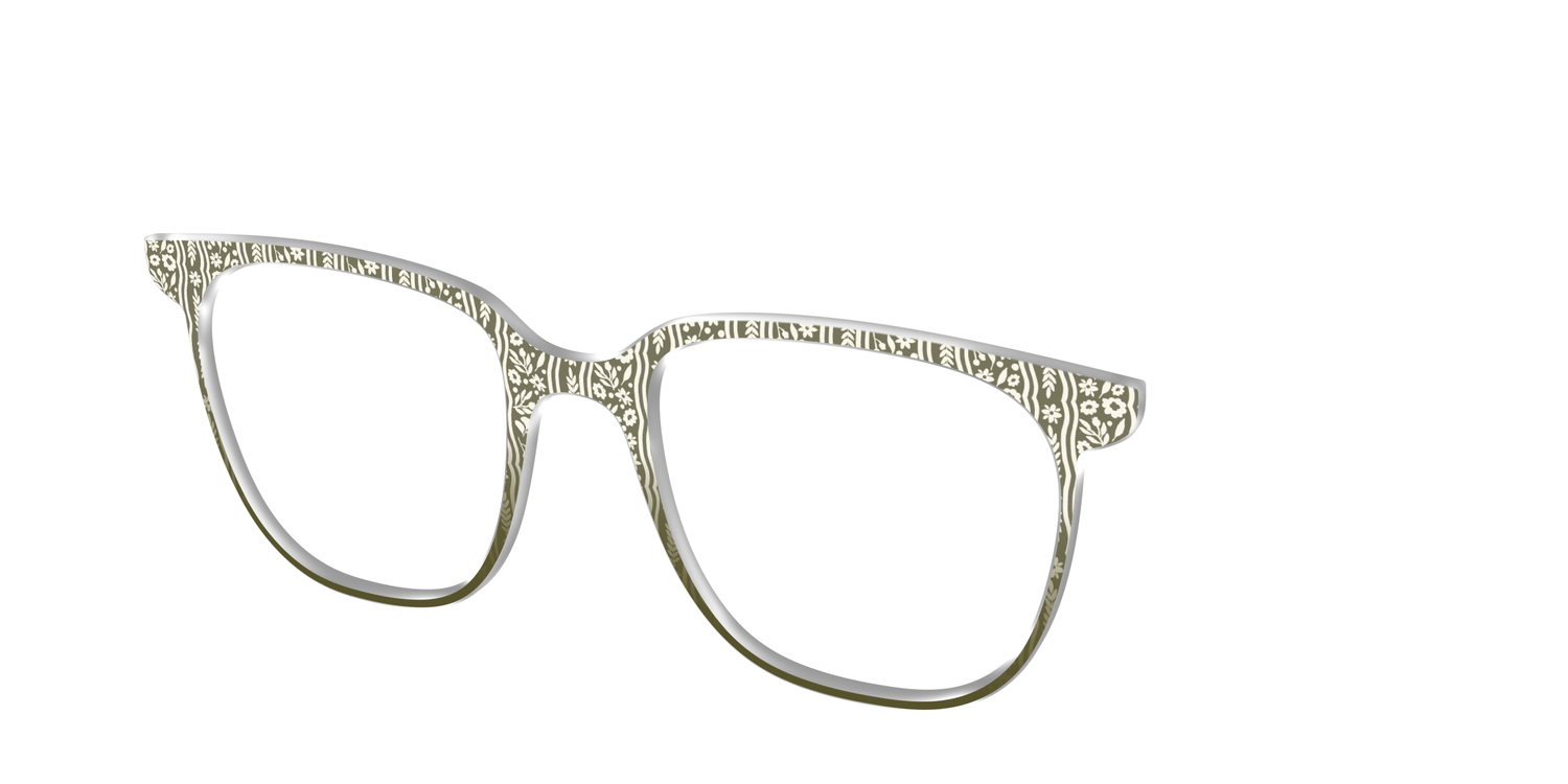 The Floret Stripes - Angle Top Image - Pair Eyewear