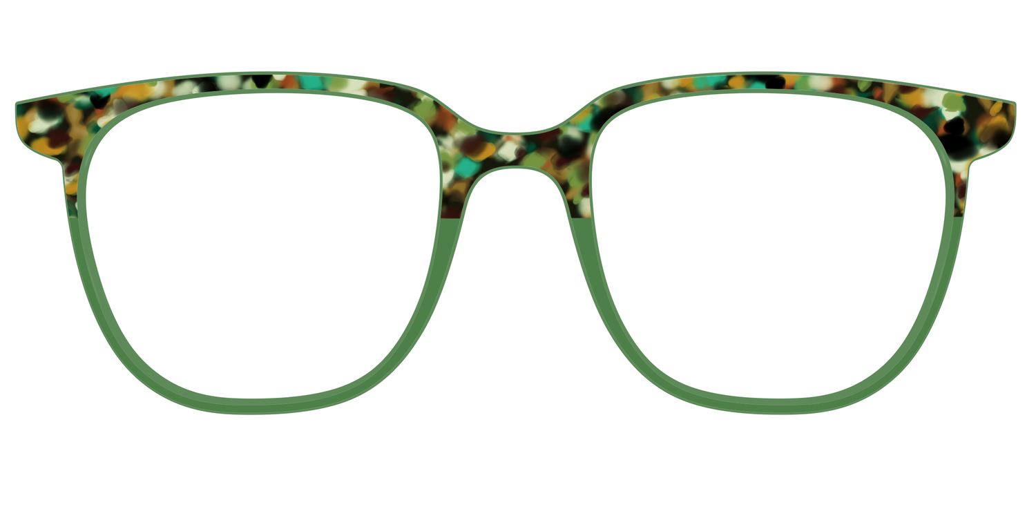The Forest Tortoise Crystal Split - Front Top Image - Pair Eyewear