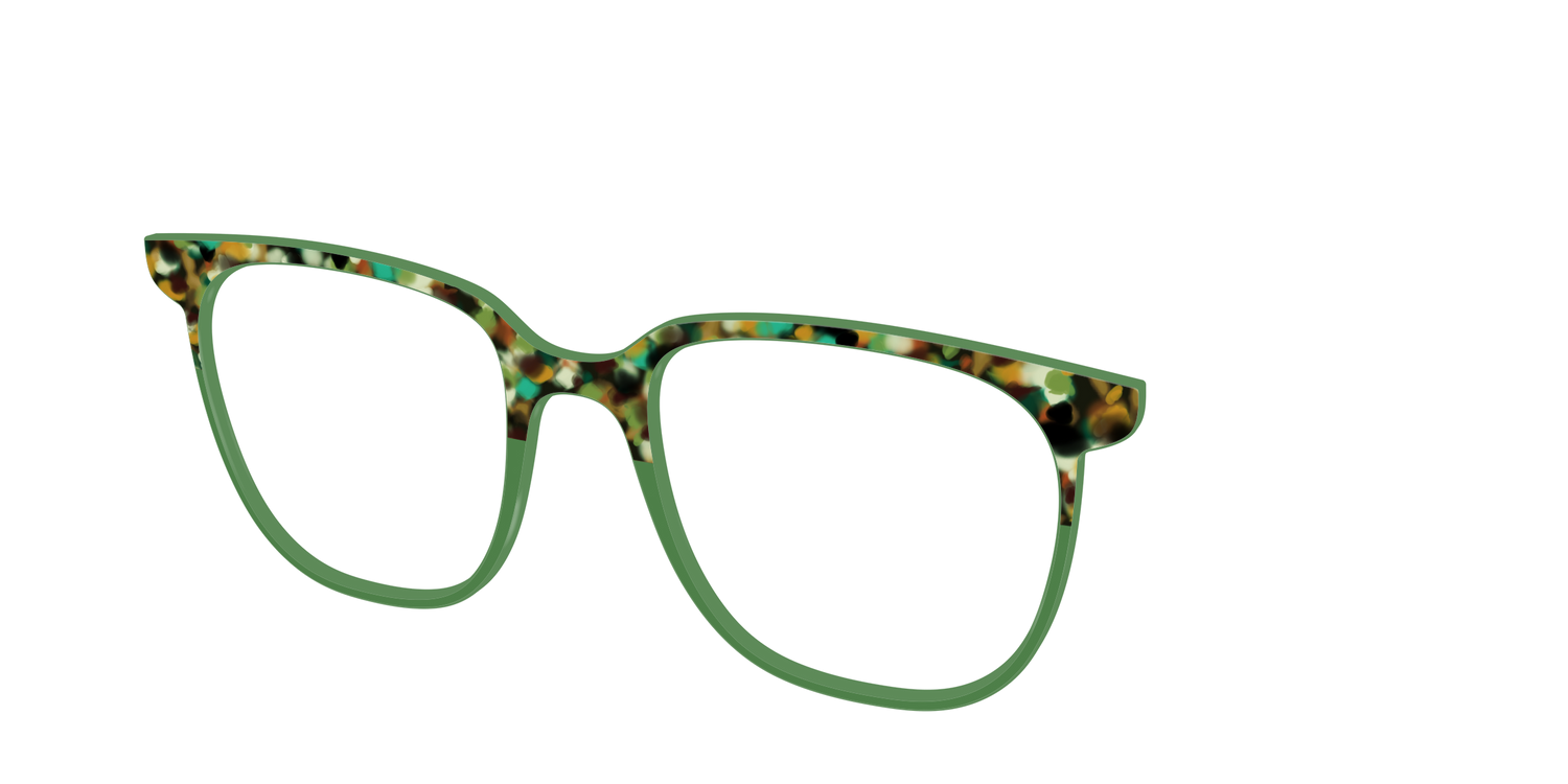 The Forest Tortoise Crystal Split - Angle Top Image - Pair Eyewear