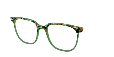 The Forest Tortoise Crystal Split - Angle Top Thumbnail - Pair Eyewear