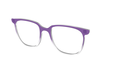 The Grape Gradient Crystal - Angle Top Thumbnail - Pair Eyewear