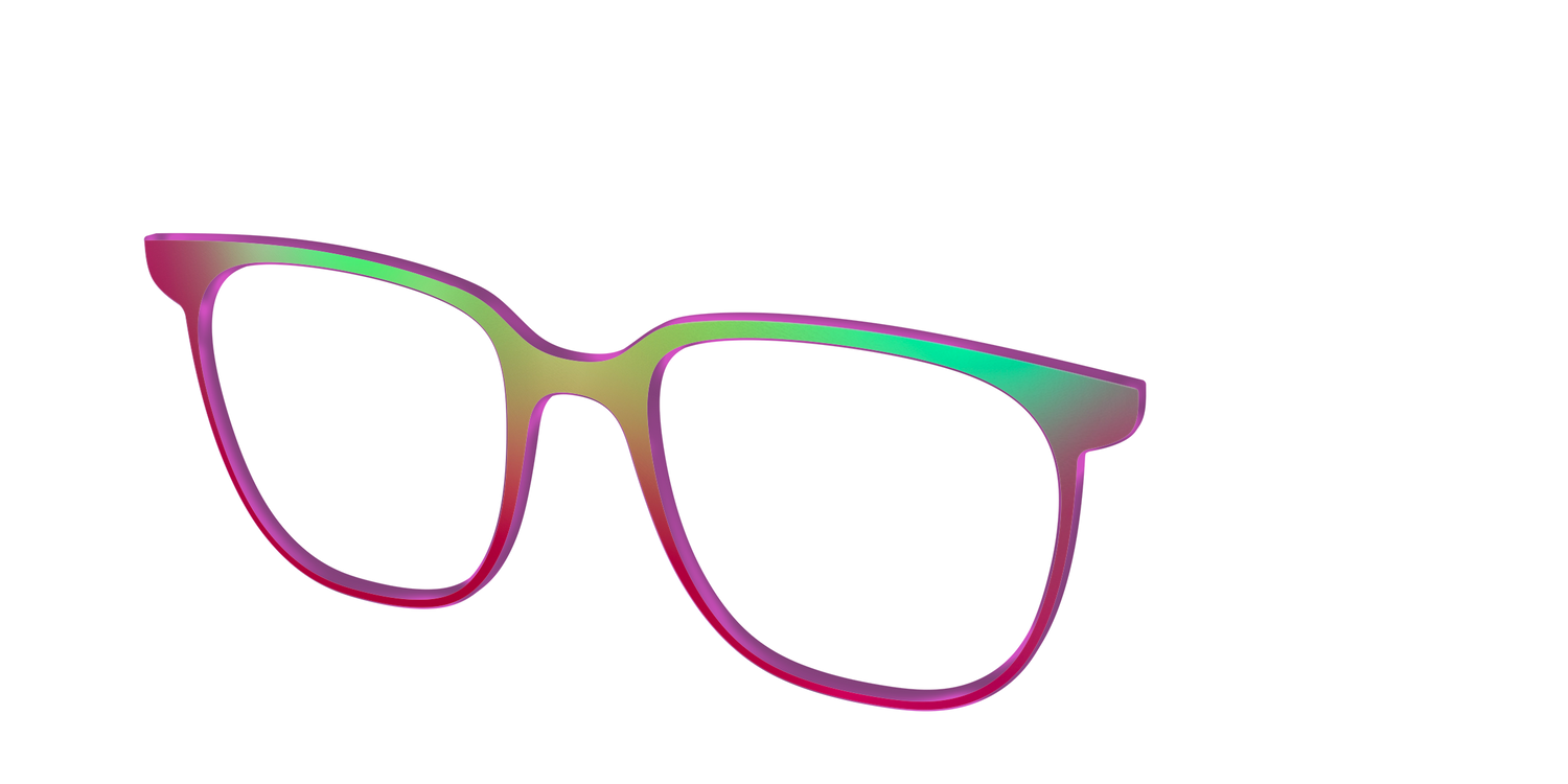 The Guava Ombre - Angle Top Image - Pair Eyewear