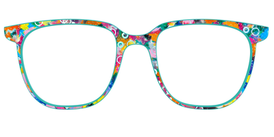 The Imaginative Tortoise with Bubble Glitter - Front Top Thumbnail - Pair Eyewear