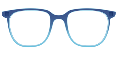 The Indigo to Sky Blue Gradient Crystal - Front Top Thumbnail - Pair Eyewear