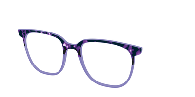 The Iris Tortoise Crystal Split - Angle Top Thumbnail - Pair Eyewear