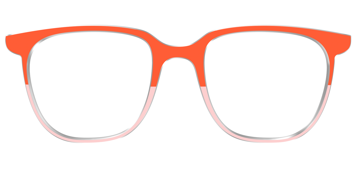 The Jasper & Venetian Pink Split - Front Top Image - Pair Eyewear