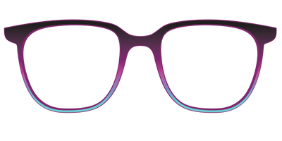 The Licorice to Seafoam Gradient - Front Top Thumbnail - Pair Eyewear