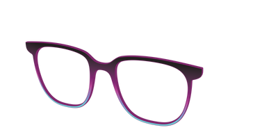 The Licorice to Seafoam Gradient - Angle Top Thumbnail - Pair Eyewear