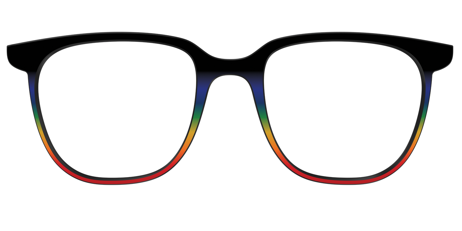 The Love Wins Gradient - Front Top Image - Pair Eyewear