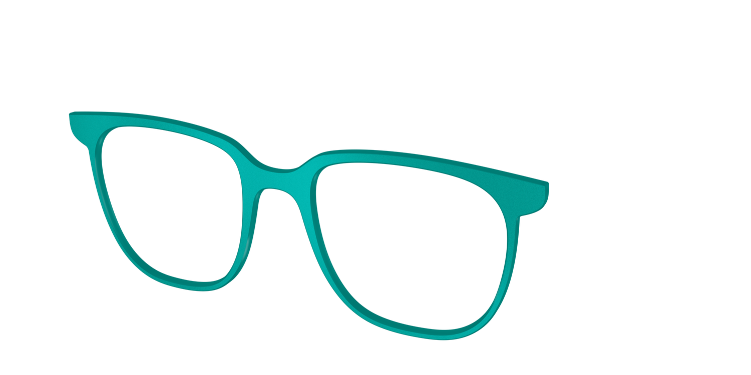The Matte Jade - Angle Top Image - Pair Eyewear
