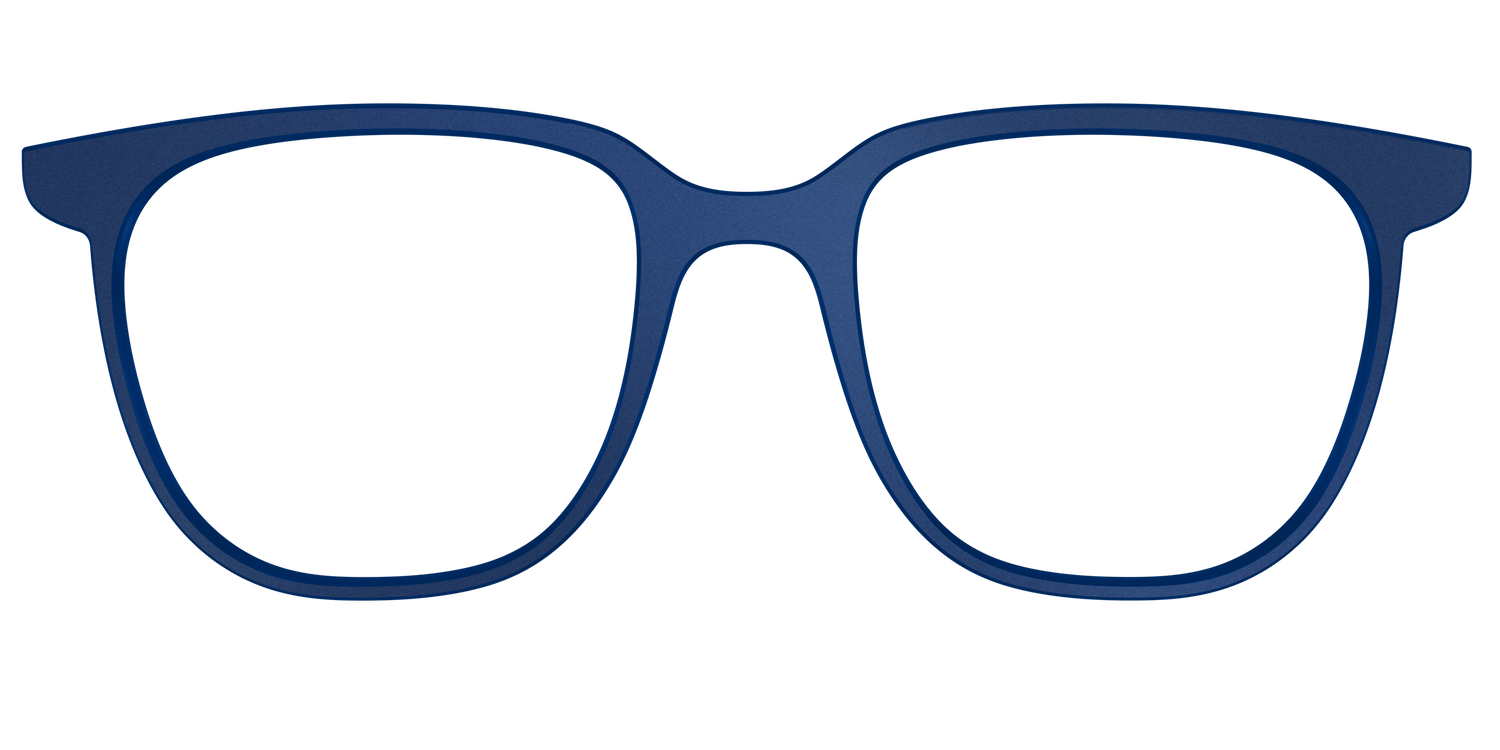The Matte Navy - Front Top Image - Pair Eyewear