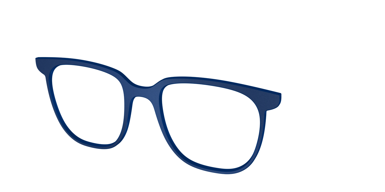 The Matte Navy - Angle Top Image - Pair Eyewear