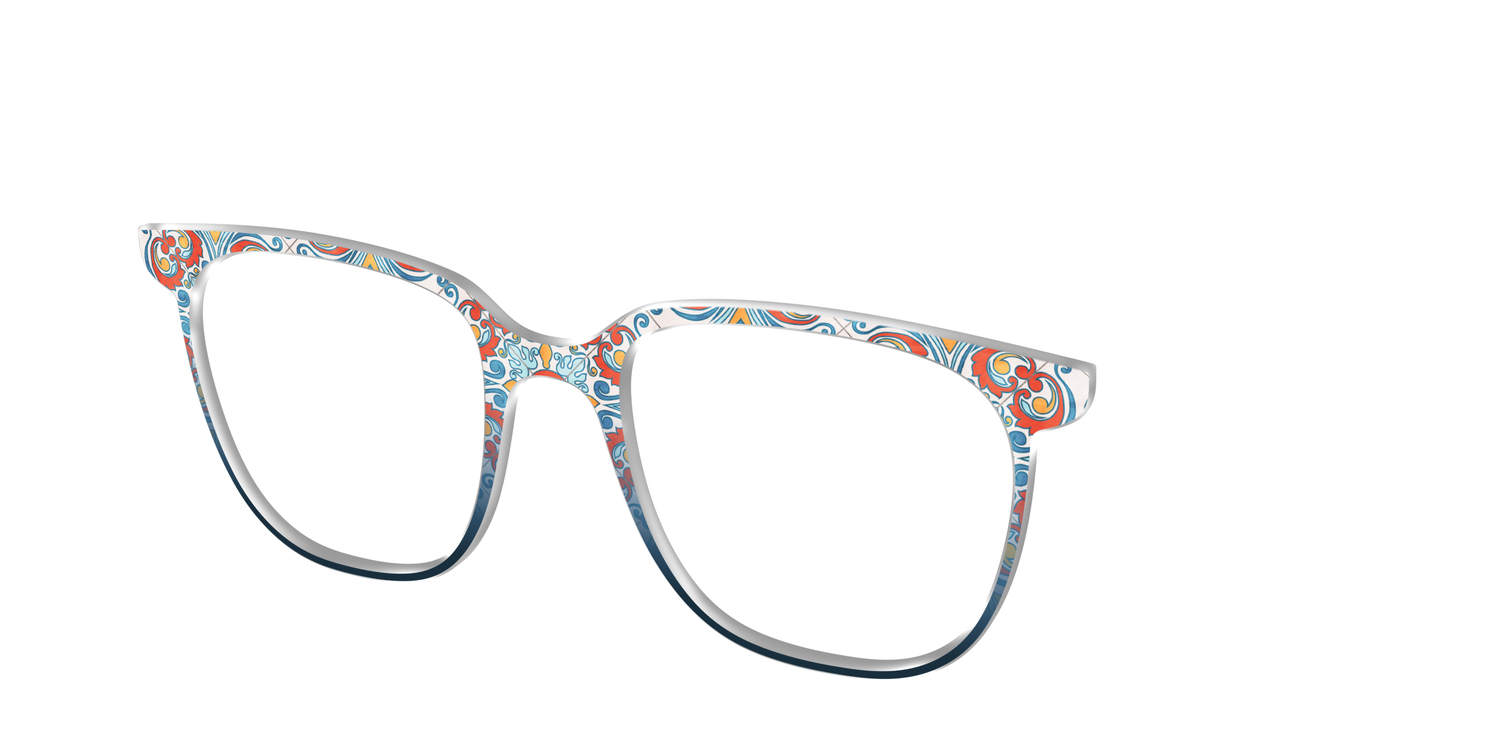 The Mediterranean Tile - Angle Top Image - Pair Eyewear